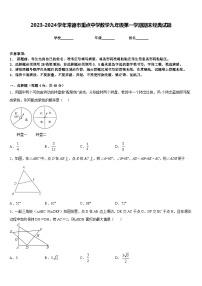 2023-2024学年常德市重点中学数学九年级第一学期期末经典试题含答案