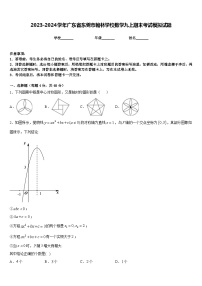 2023-2024学年广东省东莞市翰林学校数学九上期末考试模拟试题含答案