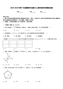 2023-2024学年广东省揭阳市空港区九上数学期末检测模拟试题含答案