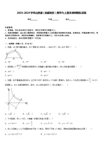 2023-2024学年山西省（同盛地区）数学九上期末调研模拟试题含答案