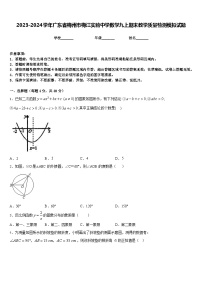 2023-2024学年广东省梅州市梅江实验中学数学九上期末教学质量检测模拟试题含答案