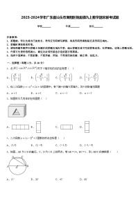 2023-2024学年广东省汕头市潮阳区铜盂镇九上数学期末联考试题含答案
