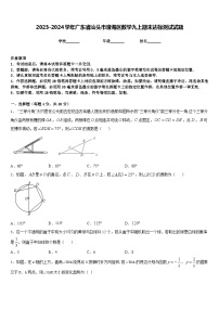 2023-2024学年广东省汕头市澄海区数学九上期末达标测试试题含答案