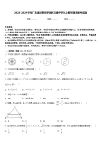 2023-2024学年广东省深圳市罗湖区文锦中学九上数学期末联考试题含答案