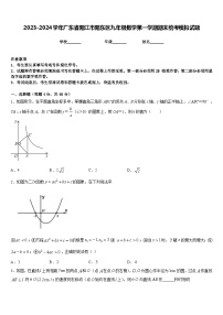 2023-2024学年广东省阳江市阳东区九年级数学第一学期期末统考模拟试题含答案