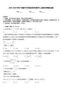 2023-2024学年广西南宁市天桃实验学校数学九上期末统考模拟试题含答案