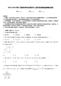 2023-2024学年广西省钦州市名校数学九上期末质量跟踪监视模拟试题含答案