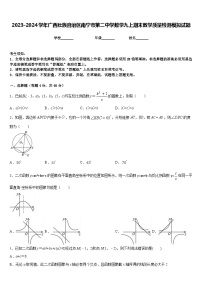 2023-2024学年广西壮族自治区南宁市第二中学数学九上期末教学质量检测模拟试题含答案