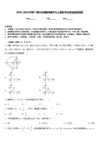 2023-2024学年广西兴业县联考数学九上期末学业质量监测试题含答案