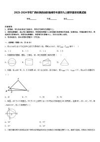 2023-2024学年广西壮族自治区梧州市岑溪市九上数学期末经典试题含答案