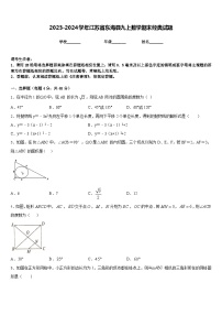 2023-2024学年江苏省东海县九上数学期末经典试题含答案