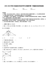 2023-2024学年江苏省启东市东安中学九年级数学第一学期期末质量检测试题含答案