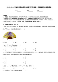 2023-2024学年江苏省徐州市名校数学九年级第一学期期末检测模拟试题含答案