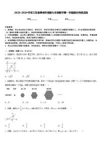 2023-2024学年江苏省泰州市海陵九年级数学第一学期期末预测试题含答案