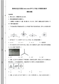 陕西省延安市富县2023-2024学年九年级上学期期末数学模拟试题（含答案）