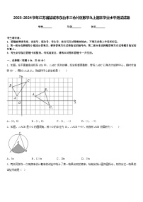 2023-2024学年江苏省盐城市东台市三仓片区数学九上期末学业水平测试试题含答案