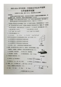 湖北省宜昌市宜都市2023-2024学年七年级上学期期末考试数学试题