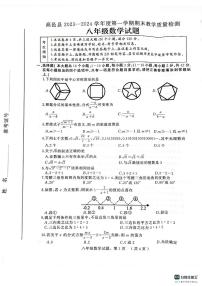 河北省石家庄市高邑县2023—2024学年八年级上学期期末教学质量检测数学试题