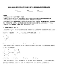 2023-2024学年河北省沧州市孟村县九上数学期末达标检测模拟试题含答案