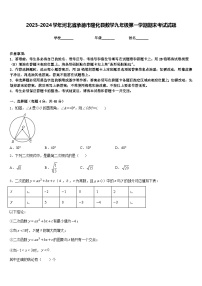 2023-2024学年河北省承德市隆化县数学九年级第一学期期末考试试题含答案