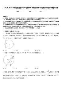 2023-2024学年河北省石家庄市行唐县九年级数学第一学期期末综合测试模拟试题含答案