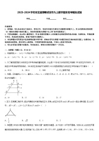 2023-2024学年河北省邯郸武安市九上数学期末统考模拟试题含答案