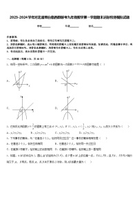 2023-2024学年河北省邢台临西县联考九年级数学第一学期期末达标检测模拟试题含答案