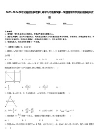 2023-2024学年河南省新乡市第七中学九年级数学第一学期期末教学质量检测模拟试题含答案