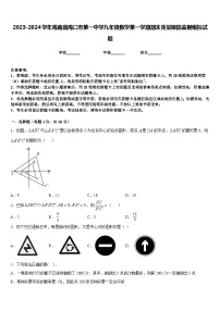 2023-2024学年海南省海口市第一中学九年级数学第一学期期末质量跟踪监视模拟试题含答案