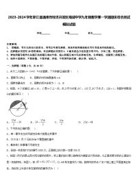 2023-2024学年浙江省温州市经济开发区海城中学九年级数学第一学期期末综合测试模拟试题含答案