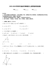 2023-2024学年浙江省金华市婺城区九上数学期末检测试题含答案