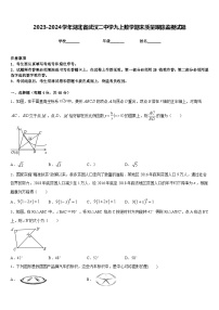 2023-2024学年湖北省武汉二中学九上数学期末质量跟踪监视试题含答案