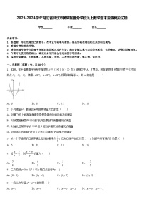 2023-2024学年湖北省武汉市黄陂区部分学校九上数学期末监测模拟试题含答案