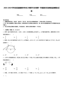 2023-2024学年湖北省襄阳市老河口市数学九年级第一学期期末质量跟踪监视模拟试题含答案