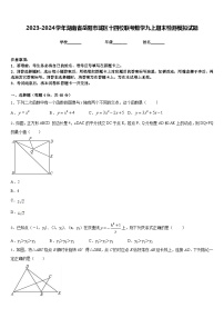 2023-2024学年湖南省岳阳市城区十四校联考数学九上期末检测模拟试题含答案