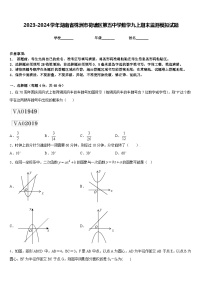 2023-2024学年湖南省株洲市荷塘区第五中学数学九上期末监测模拟试题含答案