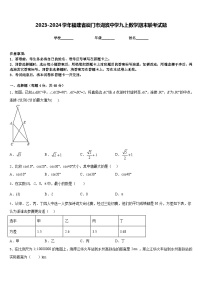 2023-2024学年福建省厦门市湖滨中学九上数学期末联考试题含答案