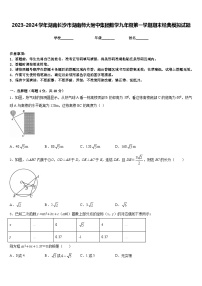 2023-2024学年湖南长沙市湖南师大附中集团数学九年级第一学期期末经典模拟试题含答案