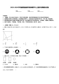 2023-2024学年福建省福州市鳌峰数学九上期末经典模拟试题含答案