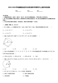 2023-2024学年福建省龙岩市永定区湖坑中学数学九上期末考试试题含答案