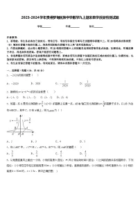 2023-2024学年贵州罗甸民族中学数学九上期末教学质量检测试题含答案