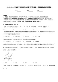 2023-2024学年辽宁沈阳市大东区数学九年级第一学期期末达标检测试题含答案