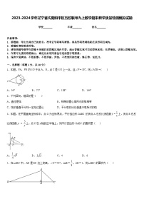 2023-2024学年辽宁省沈阳和平区五校联考九上数学期末教学质量检测模拟试题含答案