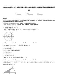 2023-2024学年辽宁省海城市第六中学九年级数学第一学期期末质量跟踪监视模拟试题含答案