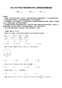 2023-2024学年辽宁省丹东第九中学九上数学期末检测模拟试题含答案