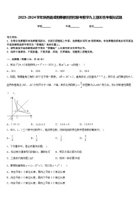 2023-2024学年陕西省咸阳秦都区四校联考数学九上期末统考模拟试题含答案