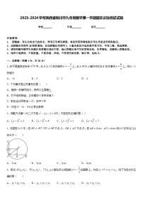 2023-2024学年陕西省铜川市九年级数学第一学期期末达标测试试题含答案