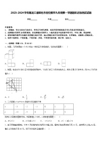 2023-2024学年黑龙江省绥化市名校数学九年级第一学期期末达标测试试题含答案