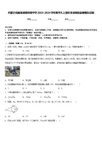 内蒙古杭锦旗城镇初级中学2023-2024学年数学九上期末质量跟踪监视模拟试题含答案