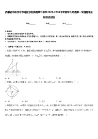 内蒙古呼伦贝尔市海拉尔区铁路第三中学2023-2024学年数学九年级第一学期期末达标测试试题含答案